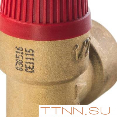 Клапан предохранительный 30 x 1/2" STOUT SVS-0001-003015