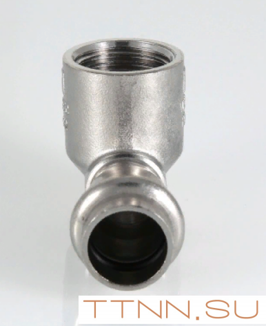 Угольник из нержавеющей стали 90 градусов Valtec 22х1/2