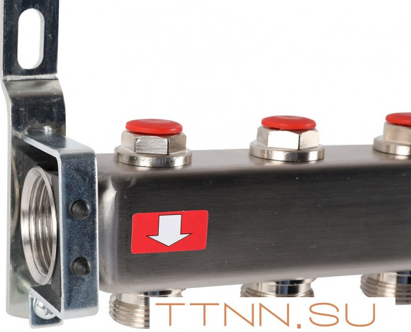 Для отопления Rommer 1"/3/4"x9 с запорными клапанами (RMS-3201-000009) Для отопления Rommer 1"/3/4"x9 с запорными клапанами (RMS-3201-000009)