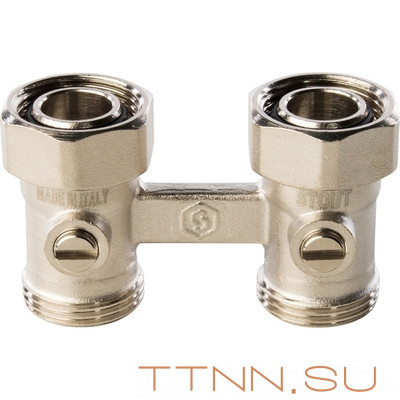 Двухтрубный узел нижнего подключения STOUT SVH 0002 000020 Двухтрубный узел нижнего подключения STOUT SVH 0002 000020